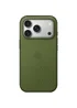Тканинний чохол TechWoven (AAA) with MagSafe and Animation для Apple iPhone 17 Pro (6.3") Green
