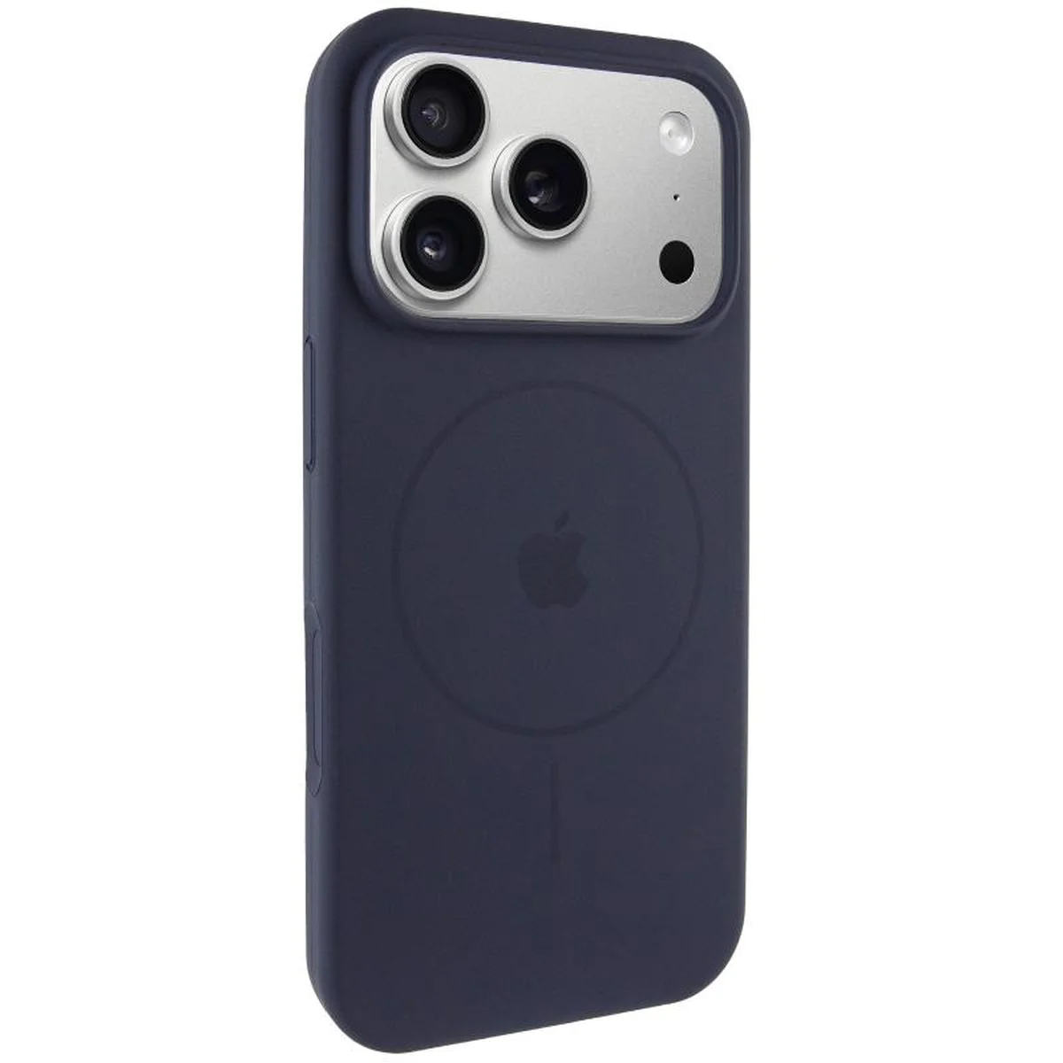 Чохол Silicone Case Full Protective (AA) V2 with MagSafe для Apple iPhone 17 Pro (6.3") Темно-синій / Midnight blue