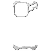 Чехол Minimalist Metal Bumper для Apple iPhone 17 Pro (6.3") Silver