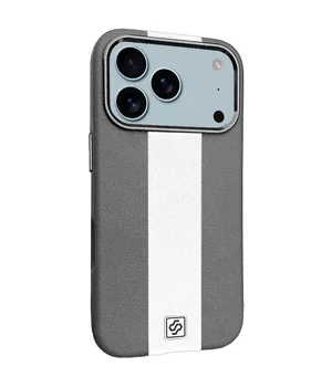 Кожаный чехол Rally with MagSafe для Apple iPhone 17 Pro (6.3") Grey / White Кожаный чехол Rally with MagSafe для Apple iPhone 17 Pro (6.3") Grey / White