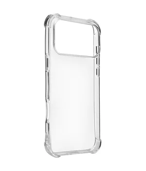 TPU чехол GETMAN Ease logo усиленные углы для Apple iPhone 17 Pro (6.3") Бесцветный (прозрачный) TPU чехол GETMAN Ease logo усиленные углы для Apple iPhone 17 Pro (6.3") Бесцветный (прозрачный)