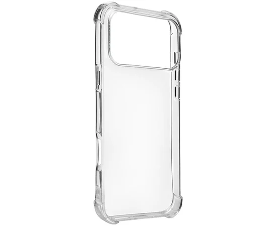 TPU чехол GETMAN Ease logo усиленные углы для Apple iPhone 17 Pro (6.3") Бесцветный (прозрачный)