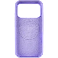 Чехол Silicone Case Full Protective (AA) V2 with MagSafe для Apple iPhone 17 Pro (6.3") Сиреневый / Dasheen