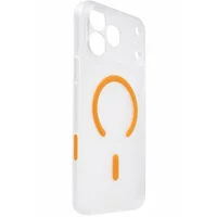 Чехол PC Slim Matte with Magnetic Fit (camera button) для Apple iPhone 17 Pro (6.3") Orange