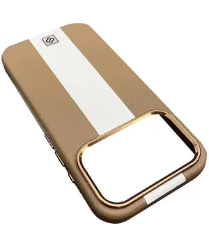 Кожаный чехол Rally with MagSafe для Apple iPhone 17 Pro (6.3") Beige / White Кожаный чехол Rally with MagSafe для Apple iPhone 17 Pro (6.3") Beige / White