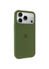 Чехол Silicone Case Full Protective (AA) для Apple iPhone 17 Pro (6.3") Зеленый / Dark Olive