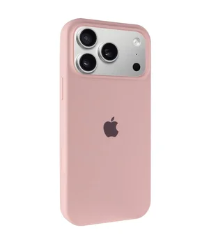 Чохол Silicone Case Full Protective (AA) Apple iPhone 17 Pro (6.3") Рожевий / Pink Sand