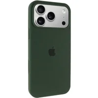 Чехол Silicone Case Full Protective (AA) для Apple iPhone 17 Pro (6.3") Зеленый / Cyprus Green