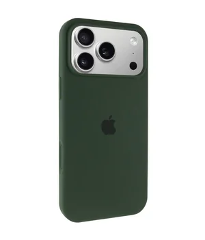Чохол Silicone Case Full Protective (AA) для Apple iPhone 17 Pro (6.3") Зелений / Cyprus Green
