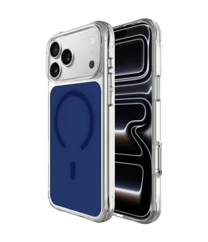 Чохол TPU+PC Space Pure Color with Magnetic Fit для Apple iPhone 17 Pro / 18 Pro (6.3") Blue