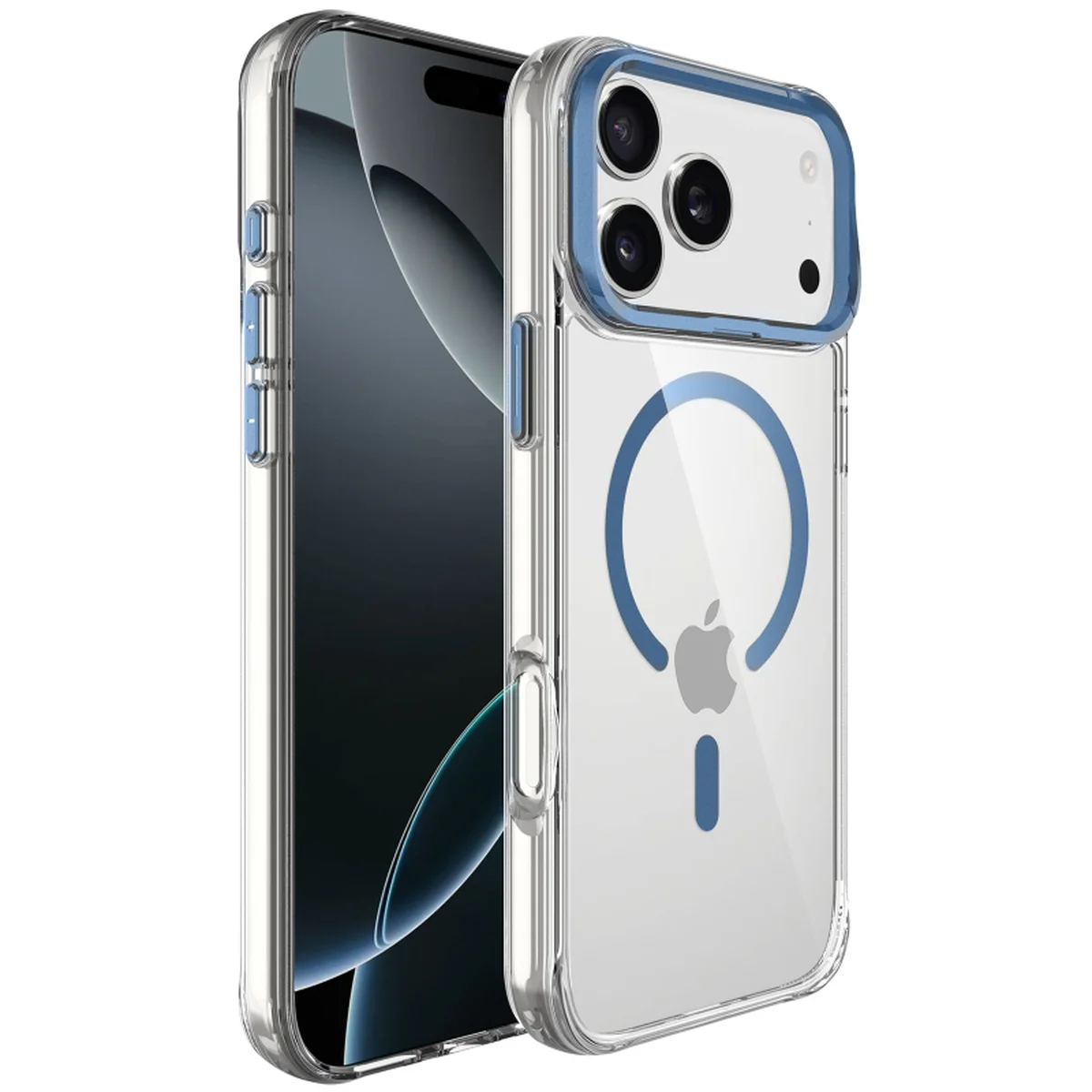 Чехол TPU Space Case Apex with MagSafe для Apple iPhone 17 Pro (6.3") Navy Blue
