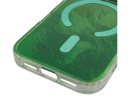 Чехол TPU Shiny Mountain (MagFit) для Apple iPhone 17 Pro (6.3") Green