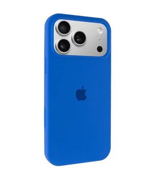 Чохол Silicone Case Full Protective (AA) для Apple iPhone 17 Pro (6.3") Синій / Capri Blue