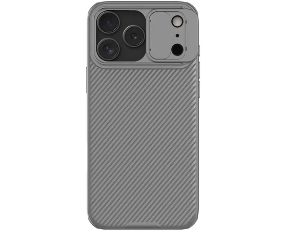 Карбонова накладка Nillkin CamShield Pro для Apple iPhone 17 Pro (6.3") Titanium gray