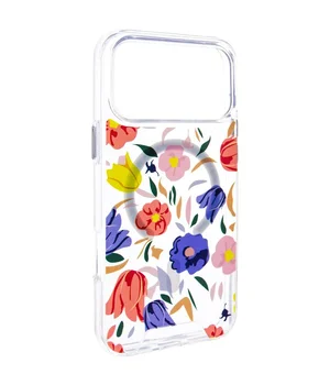 TPU+PC чохол Clear Garden with MagSafe для Apple iPhone 17 Pro (6.3") Tropical Art