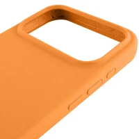 Чехол Silicone Case (AA) Logo with MagSafe для Apple iPhone 17 Pro (6.3") Оранжевый / Orange