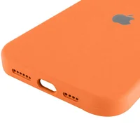 Чехол Silicone Case Full Protective (AA) для Apple iPhone 17 Pro (6.3") Оранжевый / Orange
