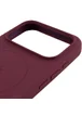 Чехол Silicone Case Full Protective (AA) V2 with MagSafe для Apple iPhone 17 Pro (6.3") Бордовый / Plum