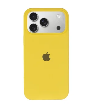 Чохол Silicone Case Full Protective (AA) Apple iPhone 17 Pro (6.3") Жовтий / Yellow