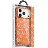TPU+PC чехол Blueo Gilded Tactile Woven with MagSafe для Apple iPhone 17 Pro (6.3") Orange