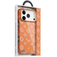 TPU+PC чехол Blueo Gilded Tactile Woven with MagSafe для Apple iPhone 17 Pro (6.3") Orange