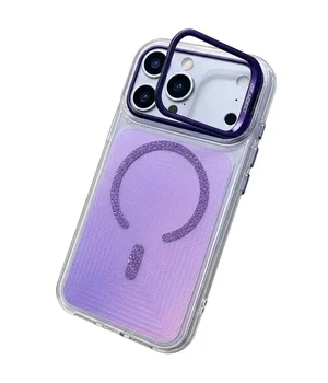 Чохол TPU+PC Jewel Sparkle with MagSafe для Apple iPhone 17 Pro (6.3") Lavender Glitter
