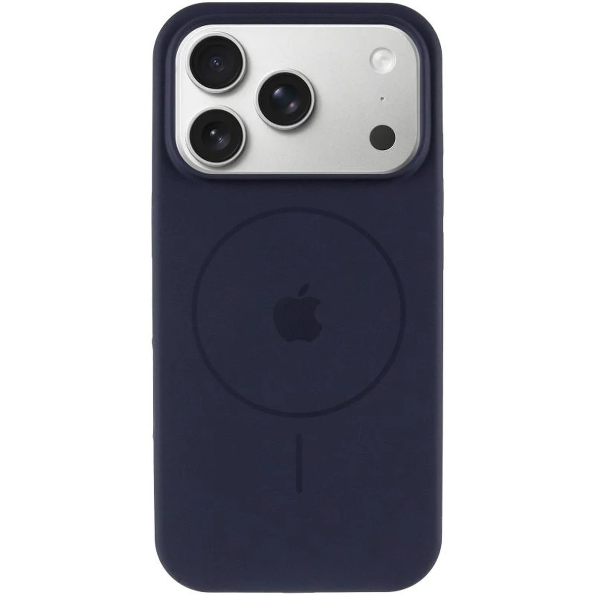 Чохол Silicone Case Full Protective (AA) V2 with MagSafe для Apple iPhone 17 Pro (6.3") Темно-синій / Midnight blue