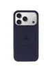 Чехол Silicone Case Full Protective (AA) V2 with MagSafe для Apple iPhone 17 Pro (6.3") Темно-синий / Midnight blue
