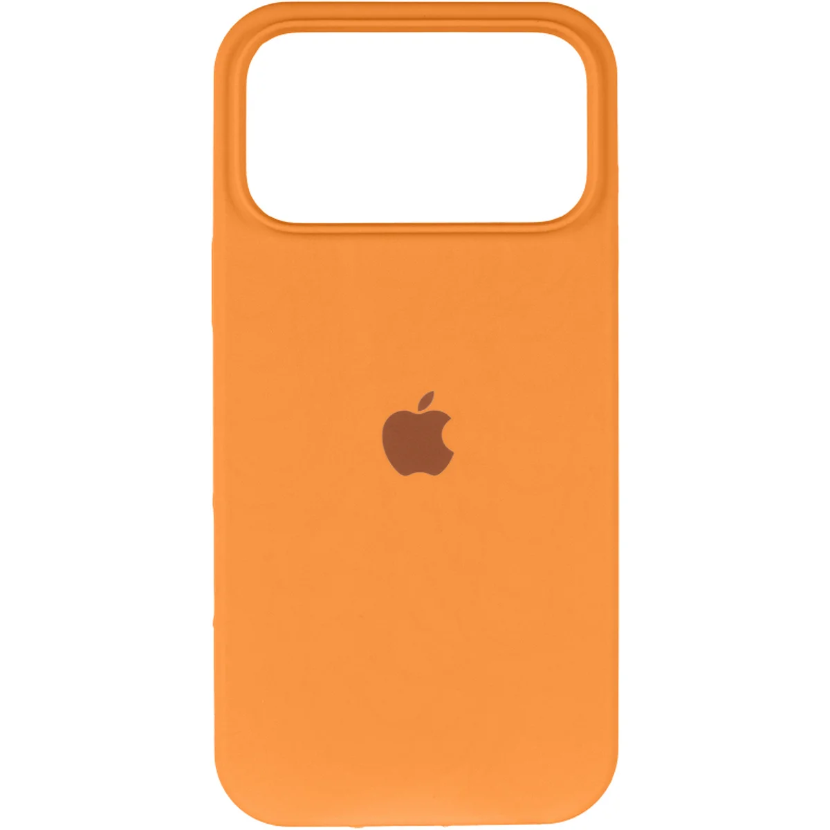 Чехол Silicone Case (AA) Logo with MagSafe для Apple iPhone 17 Pro (6.3") Оранжевый / Orange