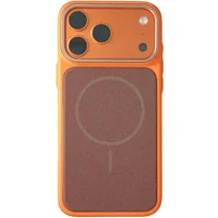 Чохол TPU TechWoven Hybrid with MagSafe для Apple iPhone 17 Pro (6.3") Orange / Brown