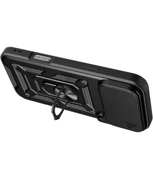 Чохол Ummi Camshield Serge Ring для Apple iPhone 17 Pro (6.3") Чорний / Black