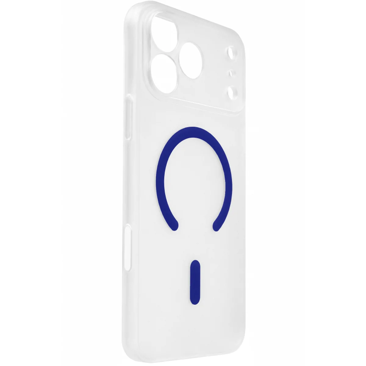 Чехол PC Slim Matte with Magnetic Fit (camera button) для Apple iPhone 17 Pro (6.3") Blue
