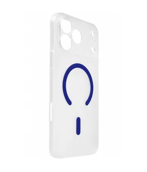 Чохол PC Slim Matte with Magnetic Fit (camera button) для Apple iPhone 17 Pro (6.3") Blue