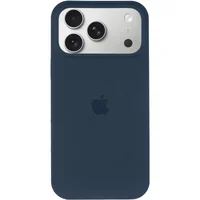 Чехол Silicone Case Full Protective (AA) для Apple iPhone 17 Pro (6.3") Синий / Deep navy