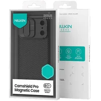 Карбоновая накладка Nillkin CamShield Pro Magnetic для Apple iPhone 17 Pro (6.3") Black