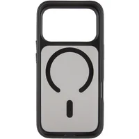 TPU+PC чехол Metal Buttons with Magnetic Fit для Apple iPhone 18 Pro / 17 Pro (6.3") Черный / Black