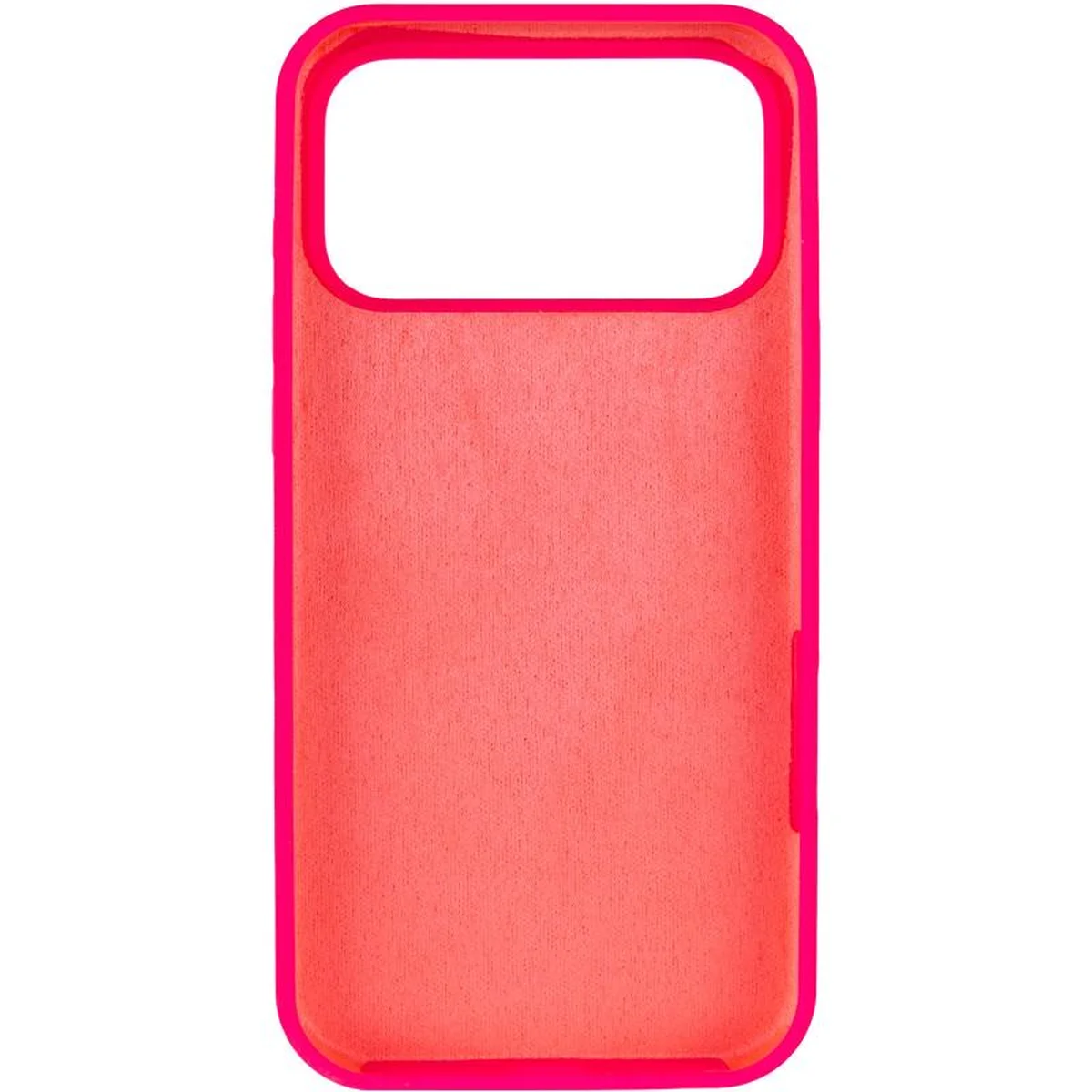 Чехол Silicone Case Full Protective (AA) для Apple iPhone 17 Pro (6.3") Розовый / Barbie pink