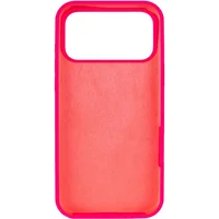 Чехол Silicone Case Full Protective (AA) для Apple iPhone 17 Pro (6.3") Розовый / Barbie pink