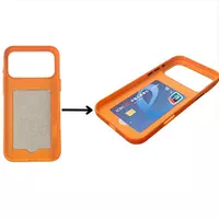 Чехол TPU TechWoven Hybrid with MagSafe для Apple iPhone 17 Pro (6.3") Orange / Brown