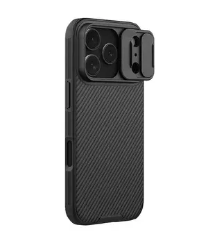 Карбоновая накладка Nillkin CamShield Pro для Apple iPhone 17 Pro (6.3") Black