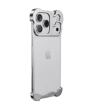 Чохол Minimalist Metal Bumper для Apple iPhone 17 Pro (6.3") Silver