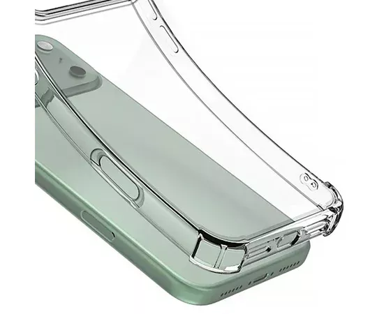 TPU чохол GETMAN Ease logo посилені кути для Apple iPhone 17 Pro (6.3") Безбарвний (прозорий)