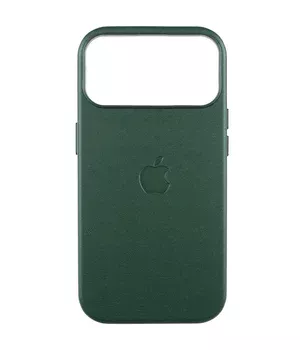 Кожаный чехол Leather Case (AAA) with MagSafe and Animation для Apple iPhone 17 Pro (6.3") Green