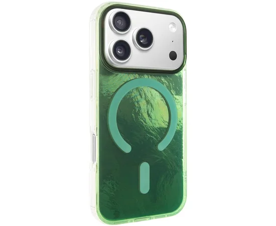 Чохол TPU Shiny Mountain (MagFit) для Apple iPhone 17 Pro (6.3") Green