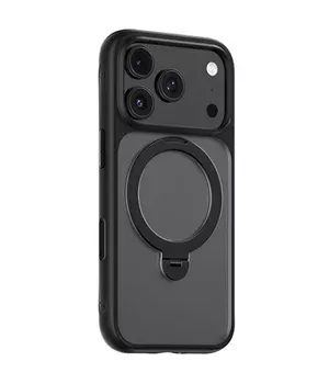 TPU+PC чехол Blueo Skin Friendly 360 Rotatable Stand with MagSafe для Apple iPhone 17 Pro (6.3") Black