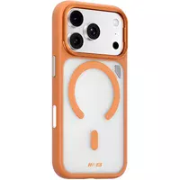 TPU+PC чехол Blueo Frosted Heat Dissipation Stand with MagSafe для Apple iPhone 17 Pro (6.3") Оранжевый