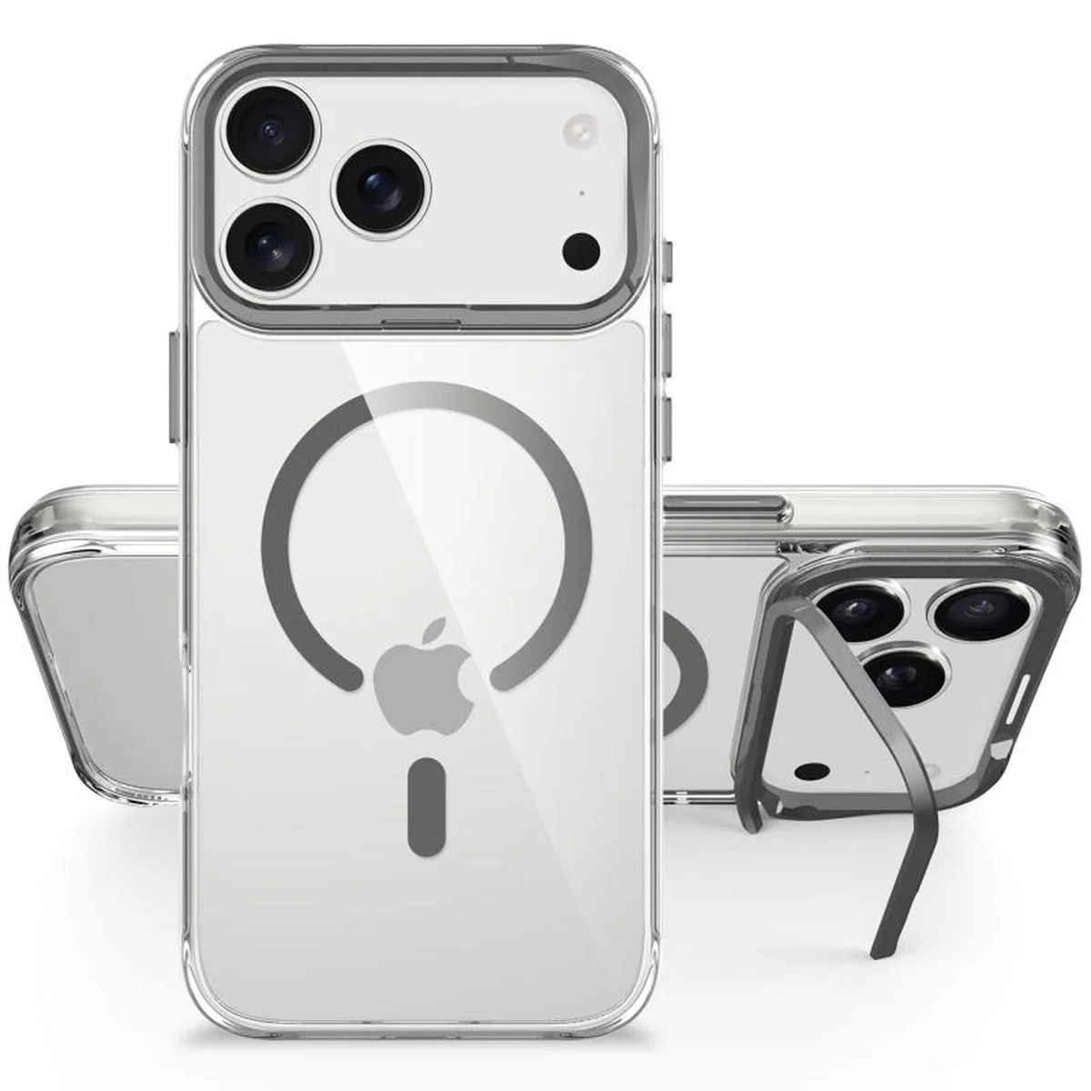Чехол TPU Space Case Apex with MagSafe для Apple iPhone 17 Pro (6.3") Grey
