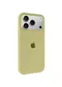 Чехол Silicone Case Full Protective (AA) для Apple iPhone 17 Pro (6.3") Желтый / Mellow Yellow