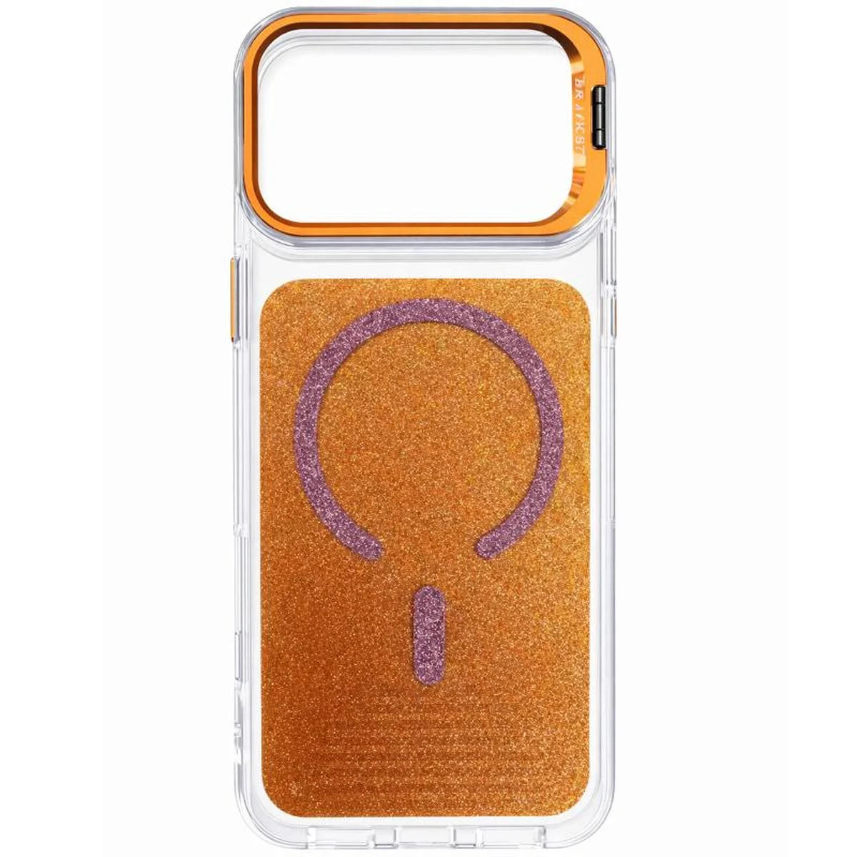 Чехол TPU+PC Jewel Sparkle with MagSafe для Apple iPhone 17 Pro (6.3") Orange Sparkle