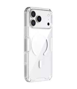 TPU чехол Nillkin Nature Pro Magnetic для Apple iPhone 17 Pro (6.3") Бесцветный (прозрачный)